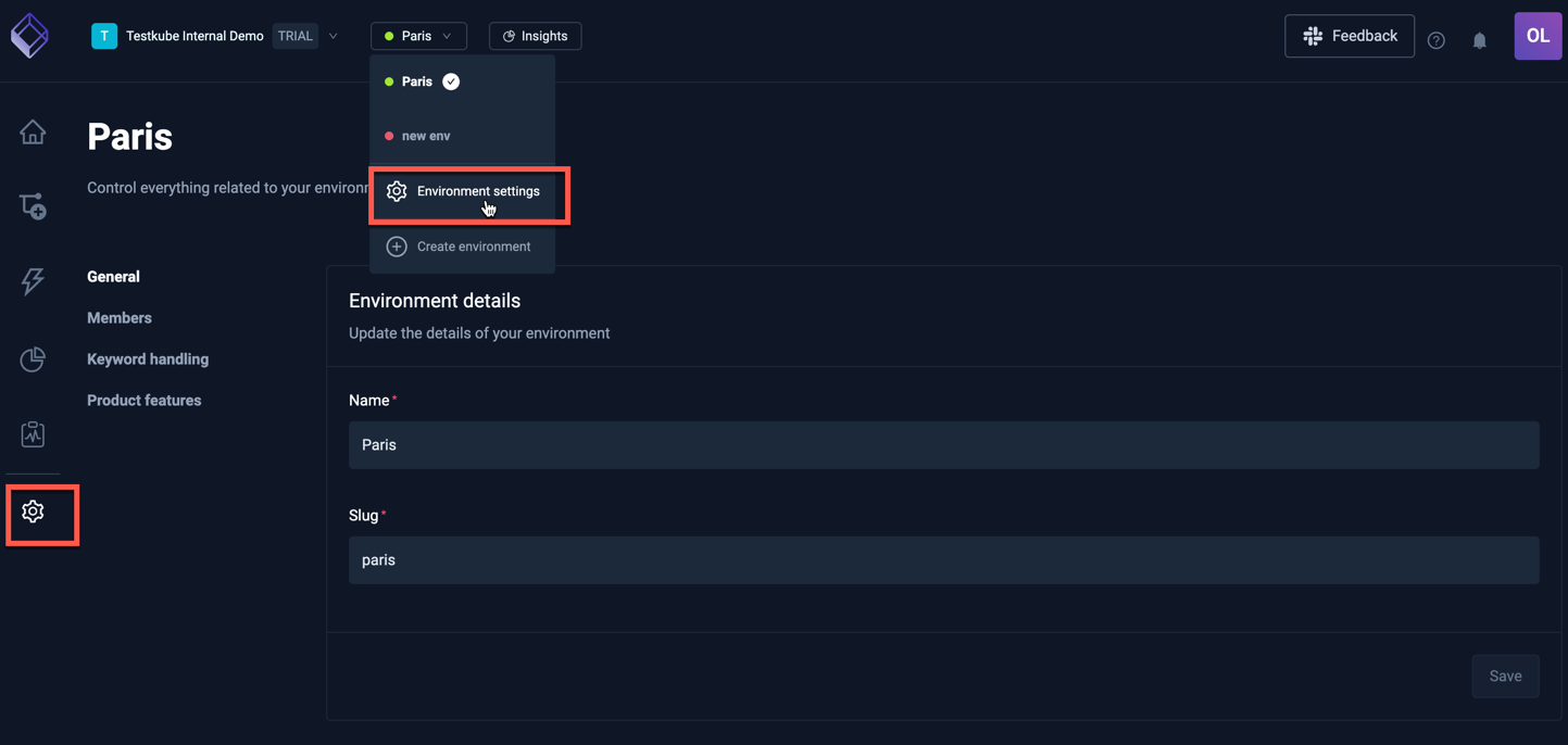 Environment Settings